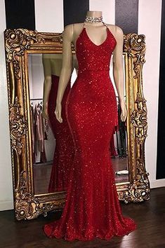 Sequin Prom Dresses Mermaid, Prom Fits, Red Mermaid Prom Dress, Military Ball Gowns, Hoco Ideas, Prom 2022, Oc Outfits, Sell Dresses, Prom Inspo