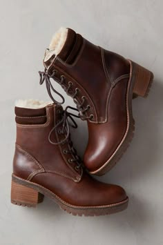 Women’s Mustang Shearling-Lined Waterproof Leather Hiker Boots | Overland Work Attire Winter Boots, Luxury Classic Work Boots, Luxury Brown Casual Lace-up Boots, Luxury Classic Brown Work Boots, Luxury Classic Lace-up Boots For Work, Womens Brown Boots 2022, Womens Heeled Brown Ankle Boots, Women Leather Dress Boot, Womens Brown Fall Boots