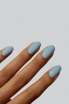 Photo from: unknown. Please message us for credit. #Leminimacaron #nails #nailart #beauty #nailsofinstagram #diy #tutorial #nailtutorial #selfcare #gelpolish #gelnails #mani #manicure #veganbeauty #9free #crueltyfree #cleanbeauty #inspo #consciousbeauty #nailinspo #trendynails #beauty #spring2023 #springnails #aesthetic #bluenails #springinspo #manimonday #shortnails #almondnails #pinterestnails Casual Nails, Colorful Nails, Her Nails, Blue Nail, Classy Nails, Funky Nails, Chic Nails, Dream Nails, Washed Denim