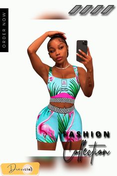 Beach Vacation Tank Crop Top Biker Shorts 2 Piece Set Casual Biker Shorts For Summer Vacation, Trendy Above-knee Biker Shorts For Summer, Trendy Blue Biker Shorts For Summer, Tank Crop Top, Biker Shorts, 2 Piece Set, Cropped Tank Top, Beach Vacation, 1 Million