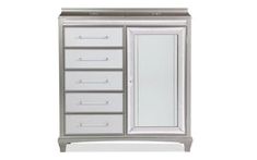 an image of a white and silver cabinet