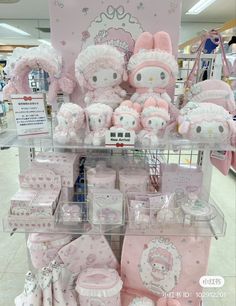 hello kitty products are on display in the store