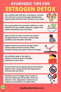 Ayurvedic tips for Estrogen Detox