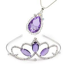 PRICES MAY VARY. Title: Vinjewelry Princess Crown Princess Waterdrop Pendant Necklace for Girls Birthday Christmas Gift. Product Type: Departments > Girls > Jewelry > Necklaces & Pendants > Pendants Princess Style Silver Jewelry Gift, Sofia The First Amulet, Kids Tiara, Magic Amulet, Nana Jewelry, Forever Necklace, Headband Christmas, Birthday Headband, Necklace For Girls