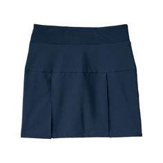 She'll be ready for anything with this girls' Lands' End school uniform performance pleated skort. Click on this KIDS APPAREL & SHOES GUIDE to find the perfect fit and more! FEATURES Active performance, smooth, stretchy construction Internal infinity drawcord Above the knee lengthFABRIC & CARE 90% recycled polyester, 10% spandex Machine wash ImportedRESPONSIBLE Contains recycled polyester Size: M (8). Color: Classic Navy. Gender: female. Solid Skirted Skort For School, Preppy Solid Color Tennis Skirt For School, School Uniform Pleated Skort, Fitted Preppy Skort For School, Preppy Fitted Skort For School, Fitted Tennis Skirt For School Uniform, Pleated School Uniform Skort, Sporty Fitted Tennis Skirt For School, Blue Stretch Skort For School