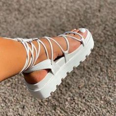 Women's Gladiator Sandal Woman Platform · Shop Zola · Online Store Powered by Storenvy Roman Shoes, Womens Gladiator Sandals, Gladiator Heels, Ankle Wrap, Strap Shoes, Fashion Heels, Fashion Sandals, Comfortable Sandals, Casual Sandals