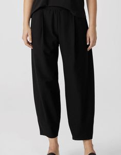 NWT Eileen Fisher Washable Stretch Crepe Pleated Lantern Pant Black Size S. We recommend hand wash cold. May be dry cleaned. Made in USA of imported materials. 70% Viscose/24% Nylon/6% Spandex 2.2 -Our mission Our purpose at Unlimited fashion is to empower everyone. We believe that if you look good, you feel good. We bring you a wide range of trendy shoes, clothing, and statement-making jewelry, all at affordable prices to make them accessible to you. -Shipping  All our shoes and clothing are sh Stretch Crepe, Trendy Shoes, Eileen Fisher, Making Jewelry, Black Pants, Lanterns, Made In Usa, Hand Wash, Bring It On