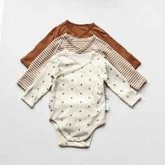 Long Sleeve Bodysuit & Pants Outfit  Material: Cotton True to size, please take your normal size. Beige Cotton Spring Bodysuit, Spring Beige Cotton Bodysuit, Organic Cotton Long Sleeve Onesie For Spring, Long Sleeve Cream Onesie For Summer, Cream Long Sleeve Onesie For Summer, Cream Long Sleeve Summer Onesie, Long Sleeve Pajamas, Cotton Bodysuit, Autumn Sales