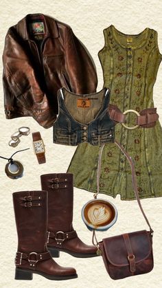 Whimsigoth Outfits, Earthy Outfits, Estilo Hippie, Hippie Style Clothing, Outfits Casual, Look At You, Casual Style Outfits