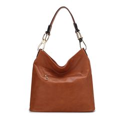 Our Dalila Shoulder Bag is a slouchy style you will carry time and again. Crafted from high-quality vegan leather and designed with gold-tone embellishments, this bag will become your perfect everyday accessory. Top zipper and top handle for hold, our Dalila handbag is a one-compartment bag. Unzips it to reveal a fully lined interior with slip pockets and a wall zippered pocket. The exterior features a back zip pocket to keep your small belongings and a front zippered pocket with beautiful, quil Trendy Rectangular Hobo Bag With Gold-tone Hardware, Trendy Hobo Bag With Gold-tone Hardware, Trendy Shoulder Bag With Gold-tone Hardware And Double Handle, Chic Bucket Bag With Metal Hardware And Double Handle, Trendy Tote Shoulder Bag With Metal Hardware, Tote Hobo Bag With Metal Hardware For Travel, Travel Tote Hobo Bag With Metal Hardware, Travel Hobo Bag With Metal Hardware, Trendy Shopping Hobo Bag With Gold-tone Hardware