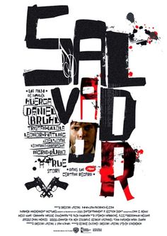 a movie poster with the words evil dead written in black and red ink on it