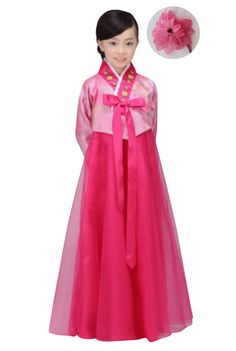 PRICES MAY VARY. 3 Piece Set - Comes with Jacket, Dress and Hair Flower Clip. This girl's Korean costume features a stunning design. Pretty and stylish; This Korean dress for girls features charming and beautiful designs that are perfect for any girl. A beautiful matching set. Sizes- Please choose size according to your child's height, if you want slightly bigger, please choose one size up. Easy to wear: Designed with convenience in mind. Adjustable ties on the shoulder and back, making it very Korean Girl Dress, Korean Costume, Korean Traditional Clothing, Baby Costumes Girl, Cultural Celebration, Hair Flower, Girl Standing, Girl A, Cute Costumes