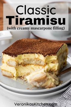 Easy Plum Pudding, Cream Cheese Cake Recipes, Classic Tiramisu Recipe, Vanilla Bean Recipes, Tiramisu Recipes, Make Tiramisu, Best Tiramisu Recipe, Easy Trifle, Best No Bake Cookies