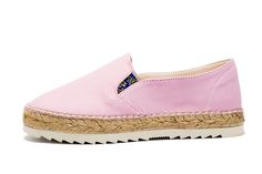 Espadrilles Handmade, in Spain, Outlet-Platform Top Espadrille Laro in Bold Pink color by Avarcas USA Casual Platform Slip-on Espadrilles, Casual Slip-on Platform Espadrilles, Spring Beach Espadrilles With Stitched Sole, Slip-on Espadrilles With Stitched Sole, Espadrilles With Contrast Sole And Slip-on Design, Slip-on Espadrilles With Contrast Sole, Casual Closed Toe Straw Espadrilles, Beach Espadrilles With Contrast Sole And Round Toe, Platform Straw Slip-on Espadrilles