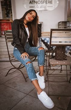 Stylish Fall Outfit with Nike Air Force 1 Casual Nike Outfits Women, Fall Airforce 1 Outfit, Woman Air Force 1 Outfit, Style White Air Force 1 Outfit, Nike Air Force Women Outfit, Nike Air Women Outfit, White Nike Airforce 1 Women Outfit Ideas, Airforce 1 Outfit Women Summer, Rugged Outfit For Women