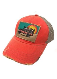 Style Ponytail, Swag Ideas, Judith March, Coral Navy, Patch Hat, Hat Designs, Land Rover, Trucker Hat, Baseball Hats