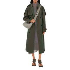 Burberry classic trench coat in an iridescent sheen finish  Notched collar  Button-front closure; buffalo horn buttons Long sleeves; belted cuffs  Adjustable belted waist  Side slip pockets�  Full length  Relaxed fit Cotton Lining: Cotton/viscose Dry clean Made in Italy Designer Belted Outerwear For Business, Designer Outerwear With Belted Cuffs, Designer Belted Outerwear For Office, Designer Spring Outerwear With Belted Cuffs, Luxury Spring Outerwear With Belt Loops, Designer Belted Outerwear For Fall, Burberry Classic, Classic Trench Coat, Belted Trench Coat