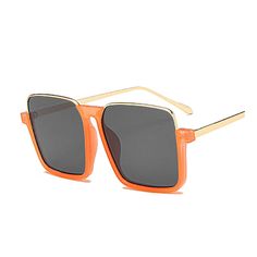 MCC Orange and Black Sunglasses are perfect for all seasons. These sunglasses are made with a half exposed orange frame, black lens, and metal hinges. Enjoy these exclusive glasses and show us how you'll rock them by using the hashtag #ShopDaniJoh. Eyeglasses Features: Exposed Square Frame Black Lens Orange Frame One Size Sizing: 148mm x 62mm x 56mm Modern Orange Wayfarer Sunglasses, Trendy Orange Square Frame Sunglasses, Modern Orange Shield Sunglasses With Uv Protection, Trendy Orange Shield Sunglasses With Mirrored Lenses, Trendy Orange Sunglasses With Gradient Lenses, Modern Orange Plastic Sunglasses, Orange Sunglasses With Mirrored Lenses, Orange Wayfarer Sunglasses With Anti-reflective Coating, Orange Mirrored Shield Sunglasses For Summer