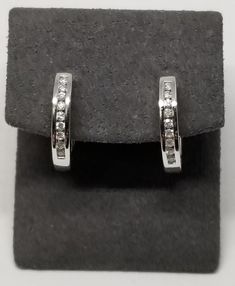 Vintage 14K White Gold with an Est. .25 TCW Diamond Earrings. Marked 14K inside earrings. Weighs 2.6 dwt. We do not check prongs for wear or stones for looseness. All items are sold AS IS, noting that we are a resale shop so everything here had a previous owner! We will include flaws in the description when noted. This is one of the reasons our items are more affordable than new at a jewelry store. Are these stones real or fake? Aside from diamonds, we do not know if any gemstones are natural or synthetic. We will state on certain gemstones, that we know 100%, if they are created or fake due to their lack of inclusions. For this reason, we do not sell any diamonds without inclusions, and the larger diamonds (half ct+) are soft graded. In recent years, synthetic gemstones are being created European Jewelry, Vintage Fine Jewelry, Star Sapphire, Pure Gold, Selling Jewelry, Jewelry Store, Jewelry Earrings Studs, Jewelry Stores, Solid Gold