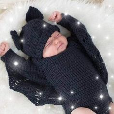 Baby Halloween costume/Newborn Crochet Baby Batman Outfit|Crochet Newborn Photo Prop|Spring Photo Prop|Baby Batman Outfit|Spring Photo Shoot by ICOStyle on Etsy https://www.etsy.com/listing/611592912/baby-halloween-costumenewborn-crochet Halloween Costume Newborn, Baby Halloween Costumes Newborn, Newborn Crochet Photo Props, Baby Halloween Costume, Newborn Costume, Newborn Halloween Costumes, First Halloween Costumes, Baby Batman