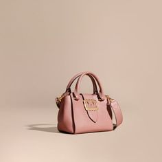 The Small Buckle Tote in Grainy Leather Dusty Pink Pink Leather Bags For Everyday Luxury, Luxury Pink Satchel With Leather Handles, Luxury Pink Leather Satchel, Luxury Tote Bags, Designer Tote Bags, Fragrances For Women, Colored Leather, Louis Vuitton Speedy Bag, Tote Bag Design