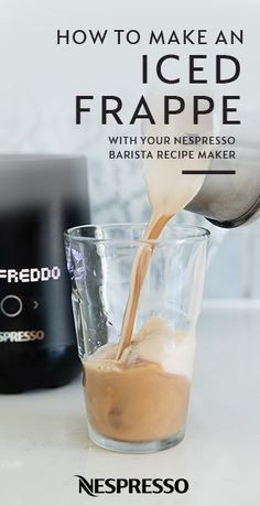 Iced Frappe, Barista Recipe, Coffee And Milk, Nitro Coffee, Coffee Facts, Coffee Drink Recipes