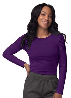 PRICES MAY VARY. FIT & STYLE: Classic Fit, CB Length 26" In Size M. COLORS: Solid Color T Shirts, Comes In Variety Of Colors. FEATURES: Double Stitched Crew Neckline, Tagless Neck For Comfort. PROFESSIONAL: This Scrub Shirt is Perfect For Any Nurse, Doctor & More! MATERIAL: Sturdy Material is Ideal for any Medical Work Environment. About Us:
With over 45 years of experience, Sivvan has been producing medical uniforms since 1971. We are known for our exceptional quality, comfort & stylish designs Burgundy Scrubs, Scrub Shirt, Scrubs For Women, Women's Uniforms, Safety Clothing, Medical Uniforms, Womens Scrubs, 45 Years, Autumn Fashion Women