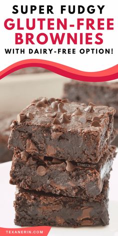 Looking for an easy gluten-free dessert that’s both fudgy and delicious? This Gluten-Free Brownies Recipe is just what you need! With a rich texture and intense chocolate flavor, these dairy-free brownies will quickly become your go-to recipe for any sweet craving. With a dairy-free option.