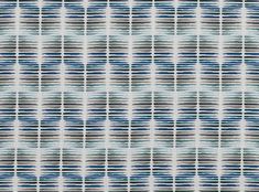 a blue and white striped pattern on fabric