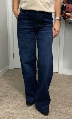 The Erie Wide Leg Jeans – The Cedar Chest Boutique Wide Legs Jeans, Disco Fashion, High Rise Wide Leg Jeans, Cedar Chest, Vintage Crop Tops, Cute Outfits For School, Solid Clothes, Vintage Vibes, Well Dressed