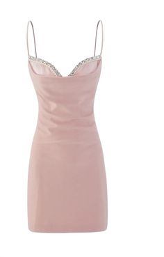 $470.00 Chic Pearl-embellished Mini Dress For Cocktail, Glamorous Pearl-embellished Mini Dress For Party, Elegant Pearl Embellished Mini Dress For Party, Elegant Rhinestone Bodycon Dress, Chic Embellished Pink Mini Dress, Chic Pink Embellished Mini Dress, Formal Rhinestone Mini Dress, Pink Bodycon Dress With Sweetheart Neckline, Elegant Embellished Mini Dress With Sweetheart Neckline