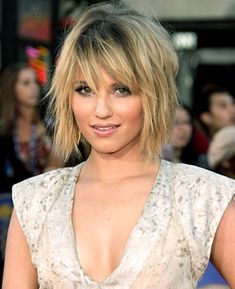 hair Shag Bob, Short Shaggy Bob, Awesome Hairstyles, Choppy Bob Haircuts, Shaggy Bob, Big Forehead, Bob Hairstyles For Fine Hair, Dianna Agron, Lindsay Lohan