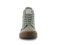 PAMPA HI - Palladium US Casual Lace-up Desert Boots For Hiking, Casual High-top Hiking Boots For Adventure, Casual High-top Boots For Adventure, Casual High-top Canvas Boots, Casual High-top Waterproof Boots With Vibram Sole, Casual Mid-top Waterproof Boots With Vibram Sole, Casual Hiking Boots With Rubber Sole For Adventure, Casual High-top Waterproof Hiking Boots, Casual Lace-up Desert Boots For Adventure