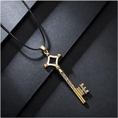 Anime Aot Eren Key Pendant Attack on Titan Necklace Jewelry for Men #eren #levi #necklace #necklaceoftheday #pendant #pendantnecklaces #pendantset Eren Key, Aot Eren Yeager, Eren Levi, Aot Eren, Dorm Ideas, Eren Yeager, Jewelry For Men