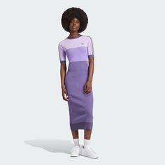 adidas Shop the Kseniaschnaider Knit Dress - Purple at adidas.com/us! See all the styles and colors of Kseniaschnaider Knit Dress - Purple at the official adidas online shop. Purple Adidas, Color Violeta, Adidas Shop, Dress Purple, Adidas Online, Purple Dress, Knit Dress, Dress Skirt, Ribbed Knit