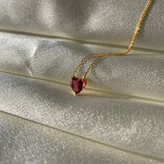 14K Gold Ruby Heart Necklace Tiny Red Heart Shaped Pendant - Etsy Canada Ruby Heart Necklace, Ruby Heart Pendant, Red Heart Necklace, Ruby Heart, Heart Shaped Pendant, Heart Shaped Necklace, Cuff Jewelry, Valentines Necklace, Heart Shape Pendant