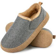 PRICES MAY VARY. CLASSIC ESTHETIC: The entire shoe body is segmented with unique lines to create neat lines, enhancing product recognition and style. These houses slippers are classic yet chic, suitable for ladies of all ages and tastes COMFORTABLE MATERIALS: Featuring a faux felt knitted upper, our slippers feel more delicate and softer. Fuzzy faux wool lining further combines the premium feel with a warm touch. V-shape elastic gores make it easy for you to slip into comfort COZY COMPANIONS: Wi Felt Slippers, Cosy House, Felted Slippers, Warm Slippers, Foot Pain, Comfy Shoes, Soft Pillows, House Shoes, House Slippers