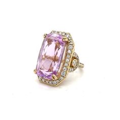 40ct Kunzite Ring at Regard Jewelry in Austin TX Athena Art, Victorian Princess, Kunzite Ring, Talk Of The Town, The Talk, Austin Tx, New Home, Diamond Ring, Austin