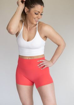 IDEAL FOR: Casual Wear, Dance, HITT, Lifting, Yoga + Pilates + Barre FEELS LIKE: Constructed with high-quality, moisture-wicking fabric, these shorts keep you dry and comfortable throughout your activities, while the form-fitting silhouette accentuates your natural curves for a flattering look. WHY WE LOVE THEM: The absence of front seams ensures a smooth and flattering fit, eliminating any discomfort or irritation, so you can focus solely on reaching your fitness goals. EXTRAS: Elevate your per High Stretch Activewear With Built-in Shorts For Running, Compression Activewear With Built-in Shorts For Workout, Athleisure Athletic Shorts With Built-in Shorts For Gym, Versatile Mid-thigh Athletic Shorts With Built-in Shorts, Functional Activewear With Built-in Shorts For Workout, Versatile Activewear With Built-in Shorts For Training, Athletic Fit Activewear With Built-in Shorts, High Stretch High-waisted Running Shorts, Mid-thigh Athletic Shorts With Built-in Shorts For Training