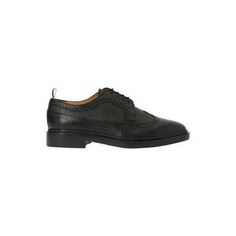 Visible stitching, grained calfskin leather, logo insole, thick outer sole Business Lace-up Shoes With Round Toe And Perforations, Business Casual Leather Shoes With Textured Sole, Round Toe, Business Casual Leather Shoes With Textured Sole, Semi-formal Calf Leather Shoes With Textured Sole, Leather Wingtip Lace-up Shoes For Business Casual, Leather Shoes With Textured Sole For Business Casual, Luxury Wingtip Leather Shoes For Work, Luxury Leather Wingtip Shoes For Work, Office Low-top Dress Shoes With Brogue Detailing