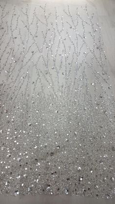 Gorgeous fabric in modern design white tulle fabric with | Etsy White Glamorous Sequin Fabric With Rhinestones, Glamorous White Sequin Fabric With Rhinestones, White Embellished Tulle Fabric For Party, White Sparkling Sequin Fabric For Glamorous Style, Glamorous White Sparkling Sequin Fabric, Silver Sequin Fabric With Rhinestones For Evening, White Glitter Sequin Fabric For Evening, Elegant Silver Sequin Fabric With Rhinestones, Elegant Silver Sequin Fabric With Glitter