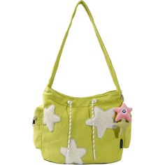 : Step Out In Style With Our Star Hobo Bag, Your New Favorite Cute Tote Bag. It's Where Y2k Vibes Meet Modern Flair : Your Essentials Deserve A Stylish Home. Our Star Hobo Bag, At 11.81" X 4.72" X 14.96", Offers Ample Space For Everything, Including Your Ipad. : Carry Comfort Without The Bulk. Weighing Just 0.71 Lbs, Our Star Hobo Makes Every Journey A Breeze. Trendy Green Backpack, Green Canvas Backpack Shoulder Bag, Green Canvas Shoulder Bag With Zipper Pocket, Green Canvas Bags With Zipper Pocket, Trendy Canvas Bucket Shoulder Bag, Trendy Green Canvas Backpack, Green Canvas Bags With Adjustable Strap, Casual Canvas Shoulder Diaper Bag, Green Shopping Bag With Zipper Pocket