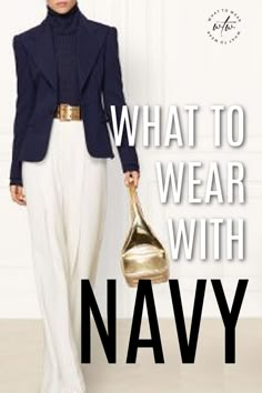 Navy and white outfit, navy and red outfit ideas, navy and burgundy outfit ideas, what colours go with navy, what to wear with navy Navy Colour Combinations, Navy Blazer Outfit Women Work, Navy Blazer Outfit Women, Navy And White Outfit, Navy Blazer Outfit, Burgundy Outfit Ideas, Navy Blazer Outfits, Red Outfit Ideas, How To Make Jeans