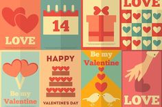 valentine's day greeting card with hearts and handwritten text on colorful paper background