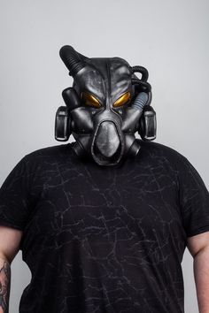 Grab your exclusive wearable Power Armor X 01 - Classic Helmet at a special discounted price!✨ This handcrafted piece is  a must-have for any Fallout enthusiast. Perfect for cosplay events, costume parties, or as a unique addition to your collector's shelf. Buy now and immerse yourself in the adventure!  --------------------------------------------------------------------------- About this item ✏️:  -SIZE - head circumference up to 26 inches - 67 cm -Painted with high-quality automotive paint ma Cyberpunk Halloween Costume Accessories, Cyberpunk Cosplay Costume For Halloween, Steampunk Mask Costume Accessories For Fantasy Events, Steampunk Mask For Fantasy Events, Black Post-apocalyptic Masks And Prosthetics For Cosplay, Cyberpunk Masks And Prosthetics For Halloween Cosplay, Futuristic Halloween Cosplay Costume, Futuristic Cosplay Costume For Halloween, Steampunk Halloween Cosplay Costume Accessories