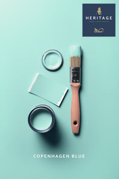 Dulux Heritage Copenhagen Blue Dulux Heritage Light Cobalt, Light Teal Paint, Dulux Blue, Lounge Colours, Heritage Interior