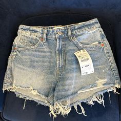 The Last Picture Is The Same Shorts Just In A Different Color So You Can See It On A Model. Originally $49.50, Just Send Offers. I Want It Gone!!! Spring Cutoff Shorts With Pockets, High Rise Medium Wash Shorts For Day Out, Medium Wash Cutoff Shorts For Day Out, Cutoff Medium Wash Shorts For Day Out, Distressed High Rise Shorts For Day Out, High Rise Jean Shorts For Day Out, Dark Wash Frayed Hem Shorts For Day Out, Denim Blue Cutoff Shorts For Spring, Dark Wash Summer Shorts For Spring