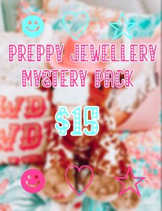 This preppy mystery pack comes with four items, you'll get a surprise every time ️🎉😊 Preppy Gifts Under 20$, Preppy Gifts, Clay Bead Necklace, Preppy Jewelry, Pink Clay, Christmas Deals, Free Items, Birthday Presents, Clay Beads