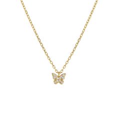 18inches / 14K Solid Gold Romantic Necklace Chain -Real Gold Moissanite Pendent Necklace Gold Chine, Gf Necklace, Romantic Necklace, Pendent Necklace, Butterfly Necklace, Pure Gold, Butterfly Design, Moissanite Diamonds, Gold Material