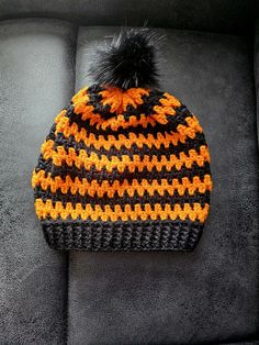 Just in time for halloween, this beanie is size LG and ready to ship! Black Crochet Hat For Fall And Cold Weather, Black Crochet Hat For Fall Cold Weather, Black Crochet Hat For Cold Weather In Fall, Halloween Beanie One Size Fits Most, Black Crochet Hat For Cold Weather, Black Crochet Beanie For Cold Weather, Black Beanie For Fall, One Size Fits Most, Handmade Black Beanie, Halloween One Size Beanie Cap